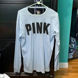 PINK open back long sleeved shirt